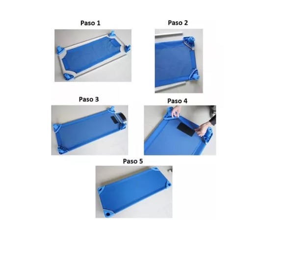 Cama Apilable Plastico Metal ( Norma Junji ) - Imagen 2