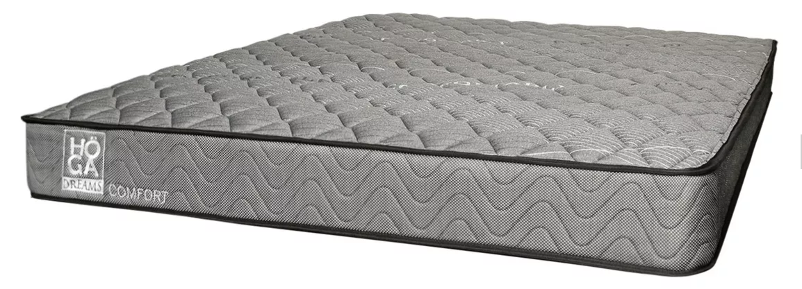 Colchón Comfort Resorte Bonnell 1.5 Plazas / Alto 21cm Color Gris - Imagen 3