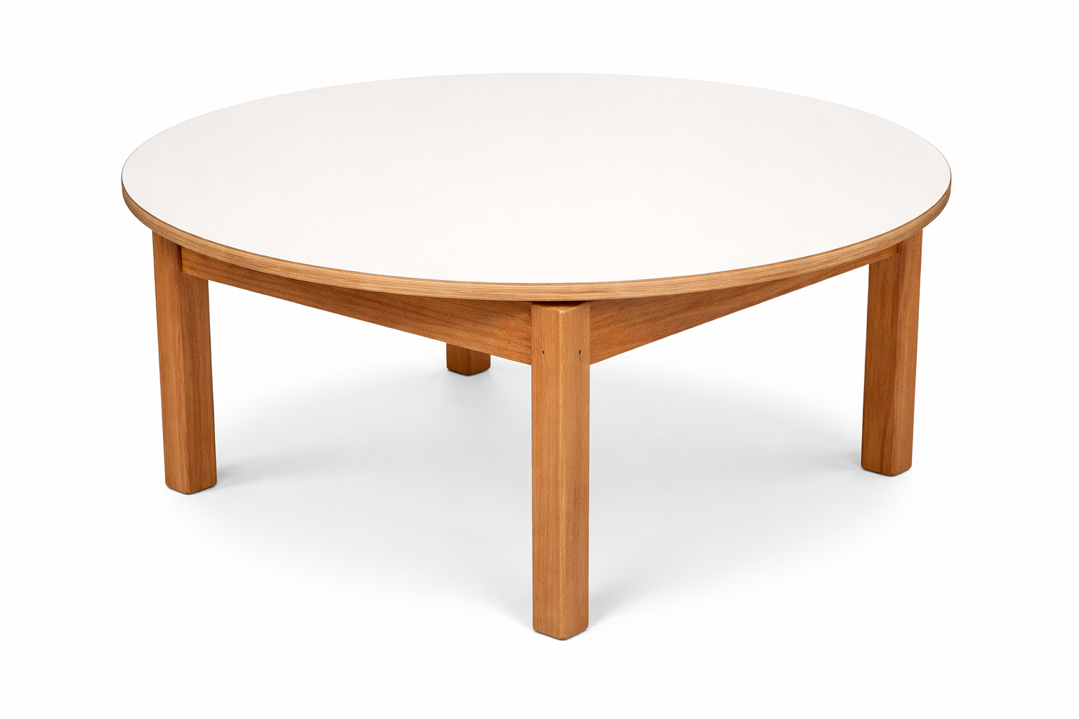 Mesa Circular Sala Cuna Madera